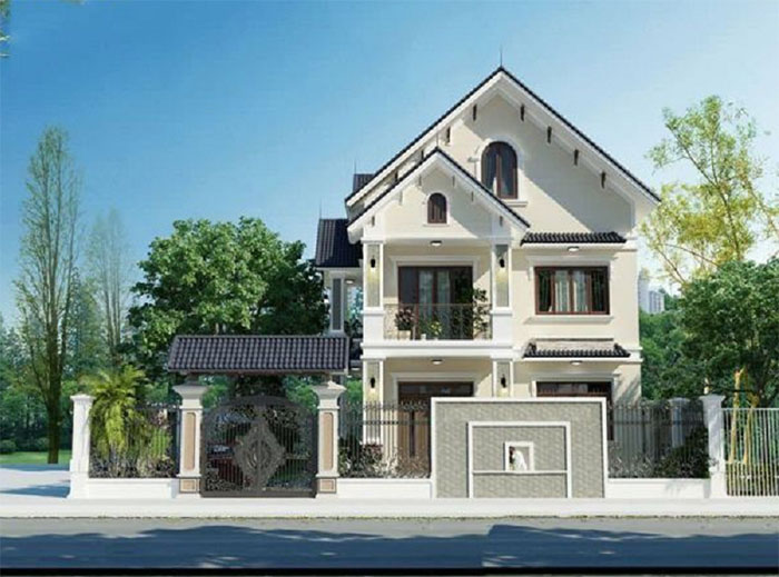 xây nhà 2 tầng giá 300 triệu ở nông thôn