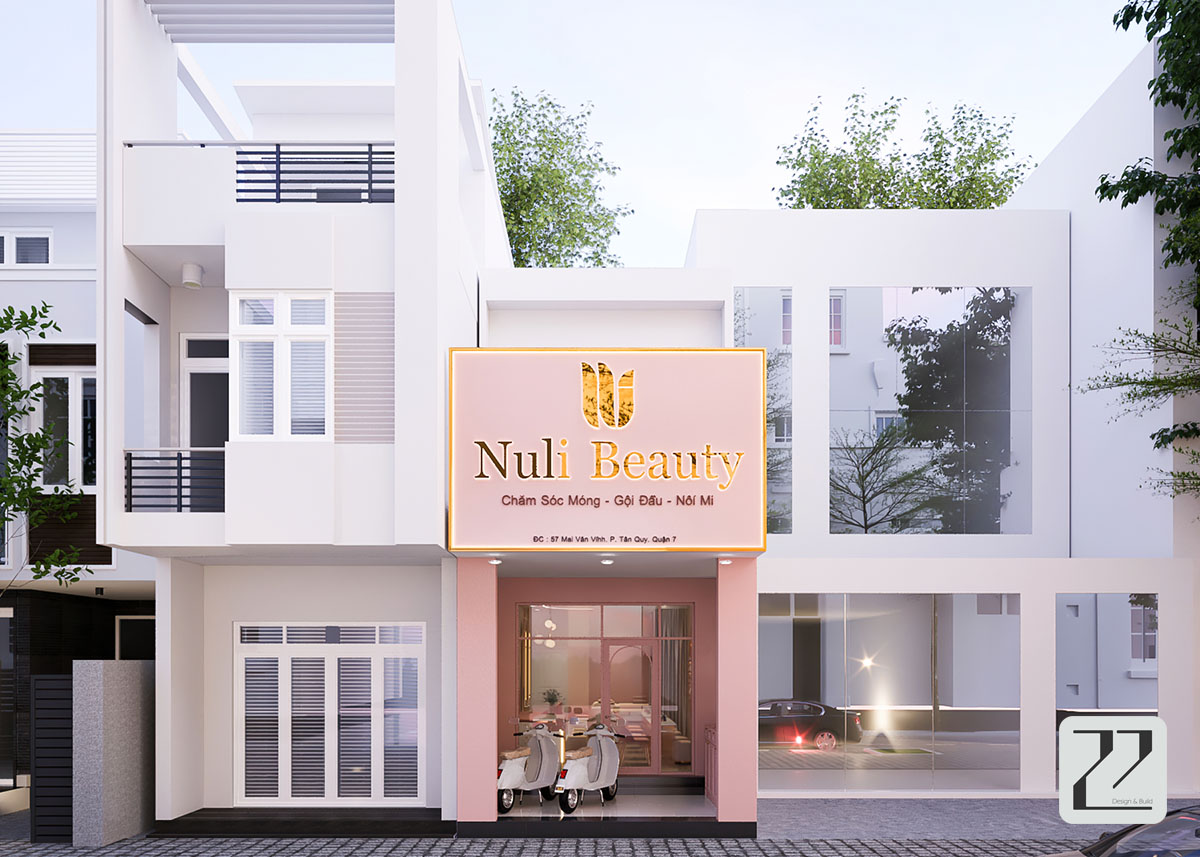 thiết kế nội thất spa