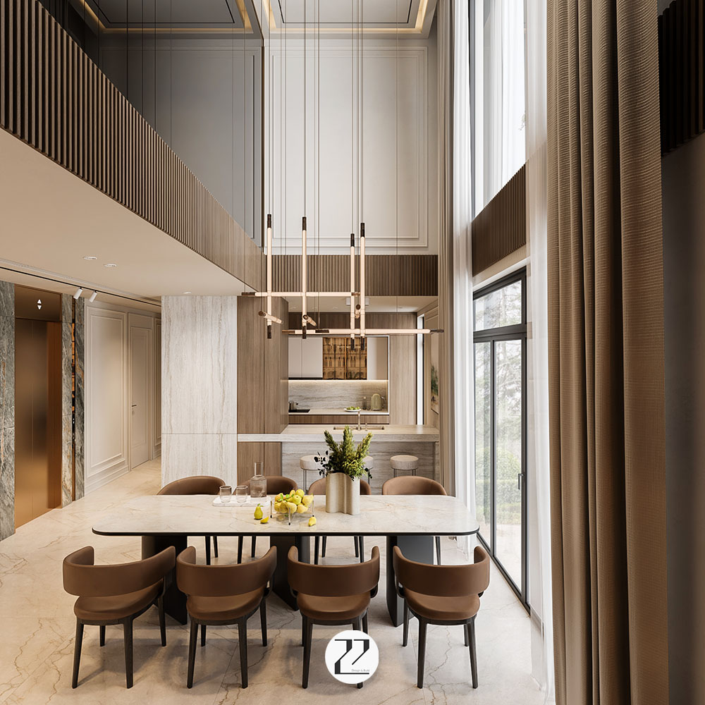 thiết kế nhà phố chị hồng